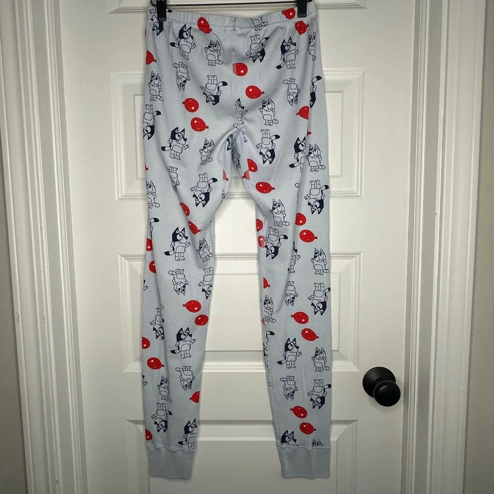 Hanna Andersson x Bluey Women Pajama Set Long Sleeve Pants Size S Organic Cotton